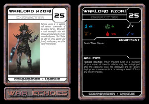 Kzori Warlord card